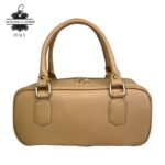 Bolso de Mano en Piel Italiana con Asas Cortas, Tira Bandolera Ajustable y Gran Calidad para Mujer - Imagen 4