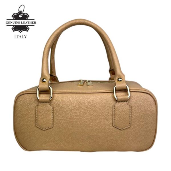 Bolso de Mano en Piel Italiana con Asas Cortas, Tira Bandolera Ajustable y Gran Calidad para Mujer - Imagen 4