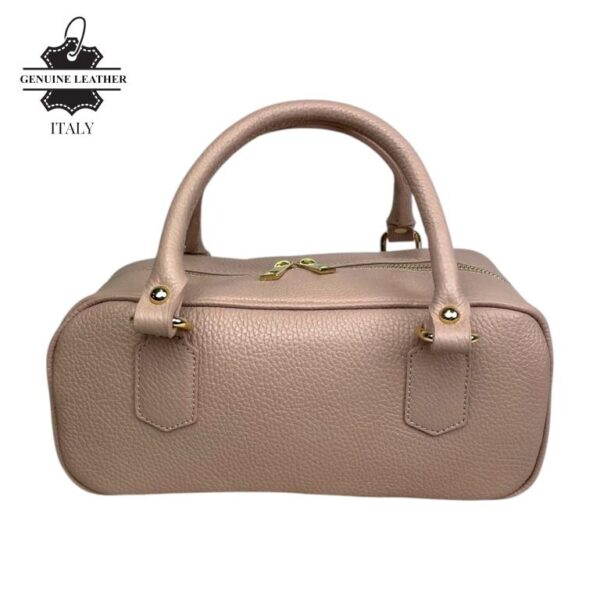 Bolso de Mano en Piel Italiana con Asas Cortas, Tira Bandolera Ajustable y Gran Calidad para Mujer - Imagen 5