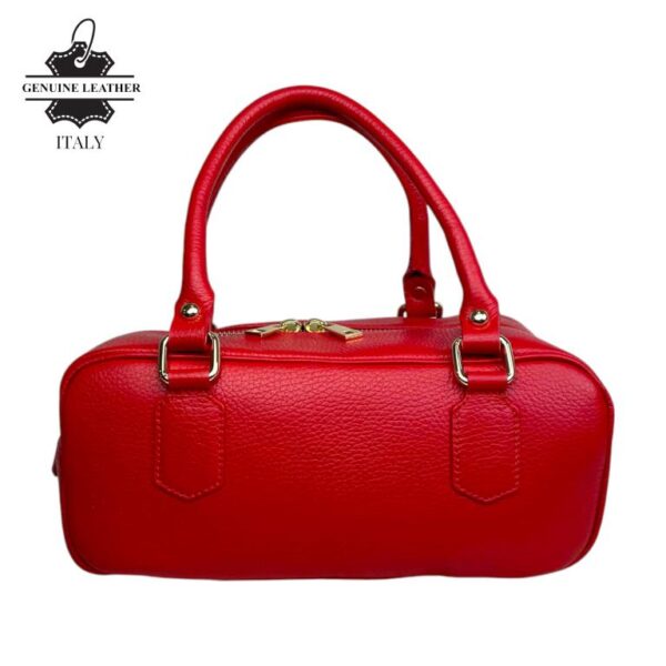 Bolso de Mano en Piel Italiana con Asas Cortas, Tira Bandolera Ajustable y Gran Calidad para Mujer - Imagen 6