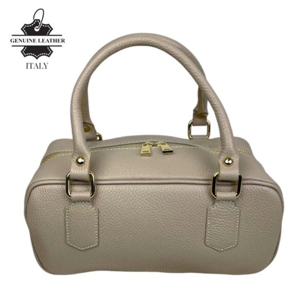 Bolso de Mano en Piel Italiana con Asas Cortas, Tira Bandolera Ajustable y Gran Calidad para Mujer - Imagen 7