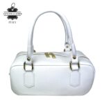 Bolso de Mano en Piel Italiana con Asas Cortas, Tira Bandolera Ajustable y Gran Calidad para Mujer - Imagen 8