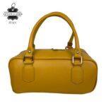 Bolso de Mano en Piel Italiana con Asas Cortas, Tira Bandolera Ajustable y Gran Calidad para Mujer - Imagen 9