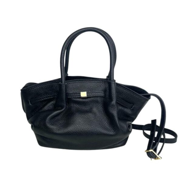 Bolso de Mano en Piel Italiana para Mujer con 2 Asas Cortas, 1 Tira Bandolera y Gran Calidad - Imagen 6