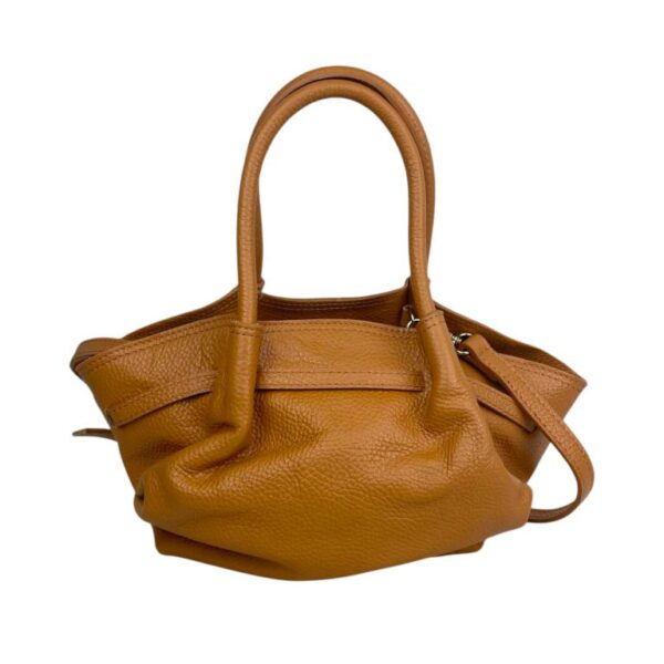 Bolso de Mano en Piel Italiana para Mujer con 2 Asas Cortas, 1 Tira Bandolera y Gran Calidad - Imagen 10