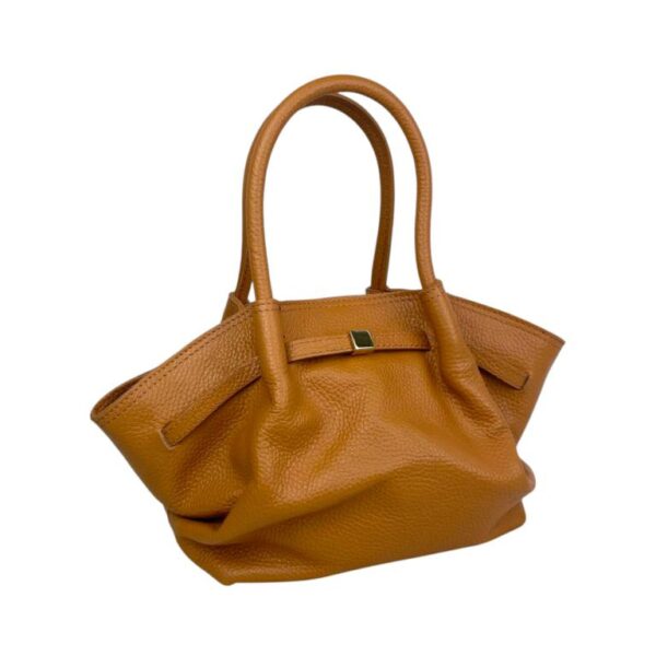 Bolso de Mano en Piel Italiana para Mujer con 2 Asas Cortas, 1 Tira Bandolera y Gran Calidad - Imagen 12