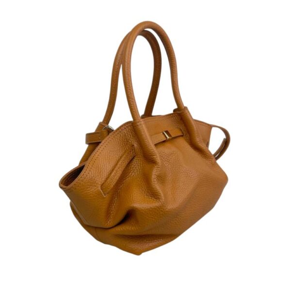 Bolso de Mano en Piel Italiana para Mujer con 2 Asas Cortas, 1 Tira Bandolera y Gran Calidad - Imagen 14