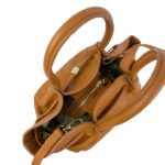 Bolso de Mano en Piel Italiana para Mujer con 2 Asas Cortas, 1 Tira Bandolera y Gran Calidad - Imagen 13