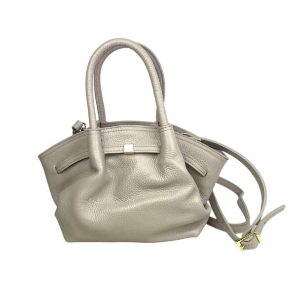 Bolso de Mano en Piel Italiana para Mujer con 2 Asas Cortas, 1 Tira Bandolera y Gran Calidad - Imagen 5