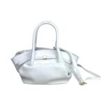 Bolso de Mano en Piel Italiana para Mujer con 2 Asas Cortas, 1 Tira Bandolera y Gran Calidad - Imagen 4