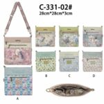 Bolso Bandolera Sintético de Mujer con Diseño Muñeca Sweet Candy, Bolsillo Frontal y Trasero