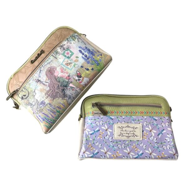 Bolso Bandolera Sintético Muñeca Sweet Candy para Mujer con 4 Bolsillos con Cremallera - Imagen 4