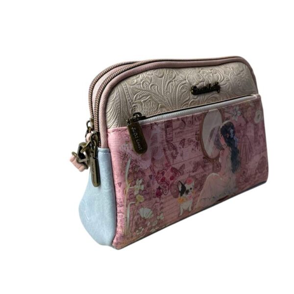 Bolso Bandolera Sintético Muñeca Sweet Candy para Mujer con 4 Bolsillos con Cremallera - Imagen 7