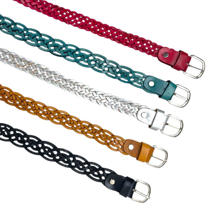 Cinturón Exclusivo Piel para Mujer con Hebilla Única y Original