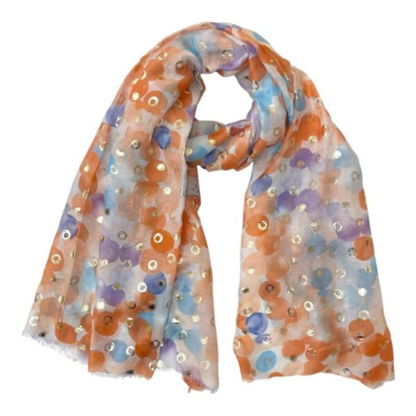 Bufanda de Algodón para Mujer con Preciosos Colores, Bonito Diseño y Gran Calidad - Imagen 4