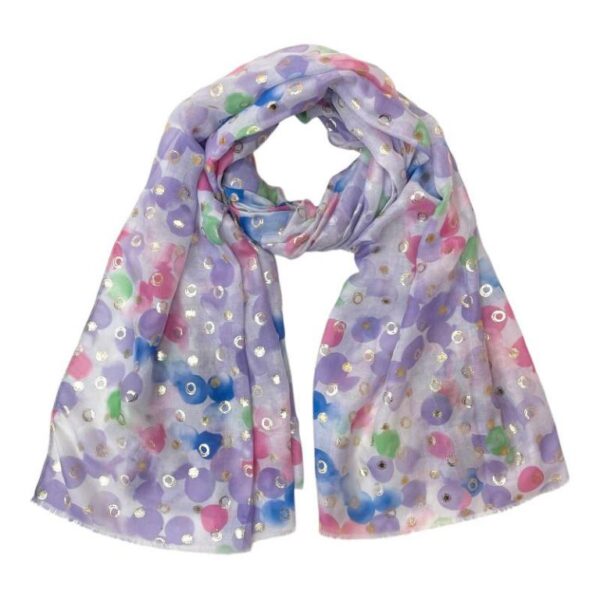 Bufanda de Algodón para Mujer con Preciosos Colores, Bonito Diseño y Gran Calidad - Imagen 6