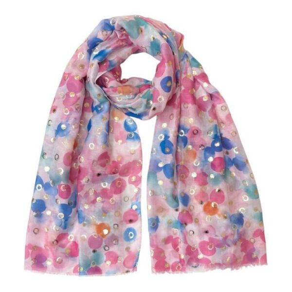 Bufanda de Algodón para Mujer con Preciosos Colores, Bonito Diseño y Gran Calidad - Imagen 7