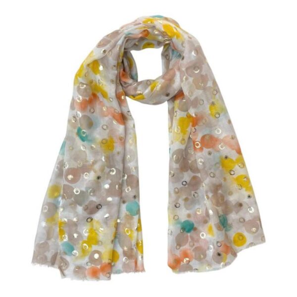 Bufanda de Algodón para Mujer con Preciosos Colores, Bonito Diseño y Gran Calidad - Imagen 3
