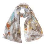 Preciosa Bufanda de Algodón con Vivos Colores y Espectacular Diseño para Mujer - Imagen 6