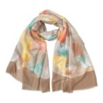 Bonita Bufanda de Algodón con Preciosos Colores y Gran Calidad para Mujer
