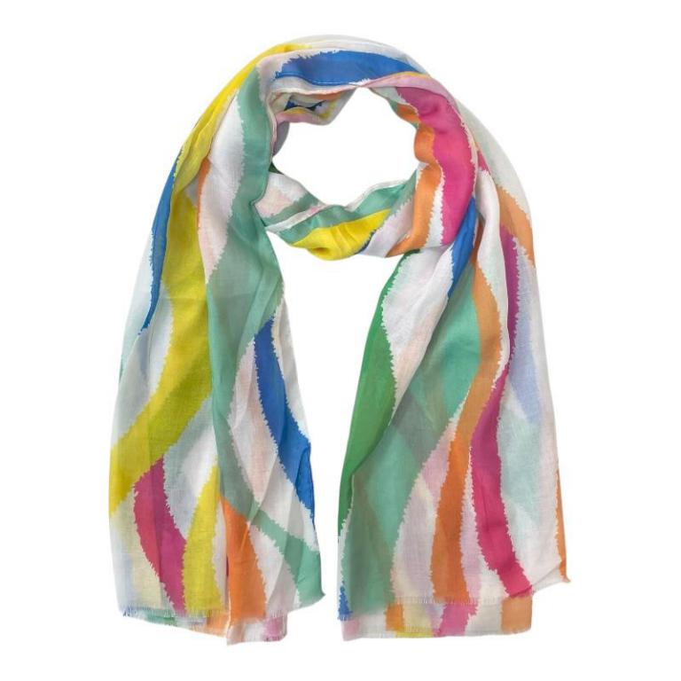 Bonita Bufanda de Algodón con Gran Calidad y Diseño Colorido para Mujer-1 Bonita Bufanda de Algodón con Gran Calidad y Diseño Colorido para Mujer - Imagen 1