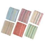 Bufanda de Lino y Algodón para Mujer con Diseño de Rayas de Colores y Gran Calidad - Imagen 2