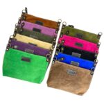 Bolso Bandolera en Piel de Serraje Italiana con Cierre de Cremallera y Bolsillo Interno para Mujer - Imagen 2