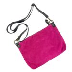 Bolso Bandolera en Piel de Serraje Italiana con Cierre de Cremallera y Bolsillo Interno para Mujer - Imagen 15