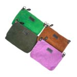 Bolso Bandolera en Piel de Serraje Italiana con Cierre de Cremallera y Bolsillo Interno para Mujer - Imagen 5