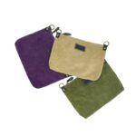 Bolso Bandolera en Piel de Serraje Italiana con Cierre de Cremallera y Bolsillo Interno para Mujer - Imagen 3