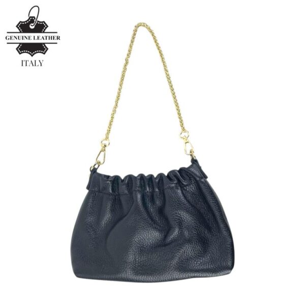 Bolso de Mano en Piel Italiana con Asa Corta Extraíble Tipo Cadena y Tira Bandolera para Mujer - Imagen 13
