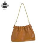 Bolso de Mano en Piel Italiana con Asa Corta Extraíble Tipo Cadena y Tira Bandolera para Mujer - Imagen 12