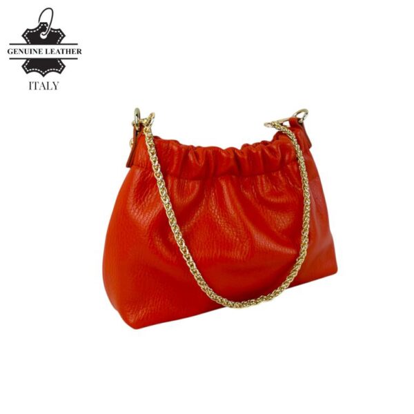 Bolso de Mano en Piel Italiana con Asa Corta Extraíble Tipo Cadena y Tira Bandolera para Mujer - Imagen 16