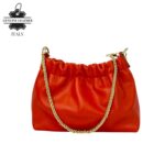 Bolso de Mano en Piel Italiana con Asa Corta Extraíble Tipo Cadena y Tira Bandolera para Mujer - Imagen 15