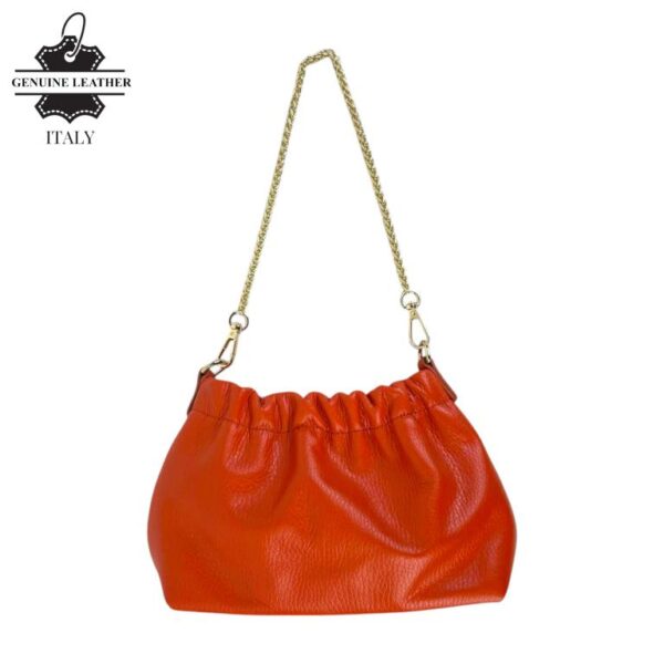 Bolso de Mano en Piel Italiana con Asa Corta Extraíble Tipo Cadena y Tira Bandolera para Mujer - Imagen 14