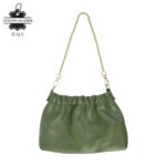 Bolso de Mano en Piel Italiana con Asa Corta Extraíble Tipo Cadena y Tira Bandolera para Mujer - Imagen 7