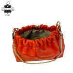 Bolso de Mano en Piel Italiana con Asa Corta Extraíble Tipo Cadena y Tira Bandolera para Mujer - Imagen 18