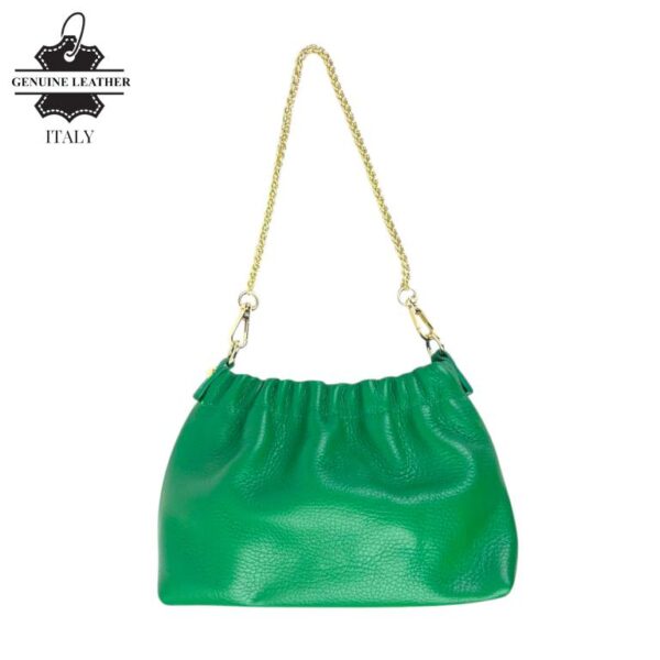 Bolso de Mano en Piel Italiana con Asa Corta Extraíble Tipo Cadena y Tira Bandolera para Mujer - Imagen 5