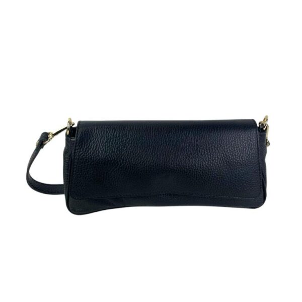 Bolso Bandolera Tipo Baguette en Piel Italiana Mujer con Asa Larga Removible y Gran Calidad - Imagen 5