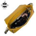 Bolso Bandolera Tipo Baguette en Piel Italiana Mujer con Asa Larga Removible y Gran Calidad - Imagen 8