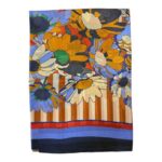 Amplia Bufanda de Mujer en Seda 100% con Bonito Diseño y Gran Calidad - Imagen 2