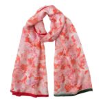 Amplia Bufanda de Mujer en Seda 100% con Gran Calidad y Tonos Suaves