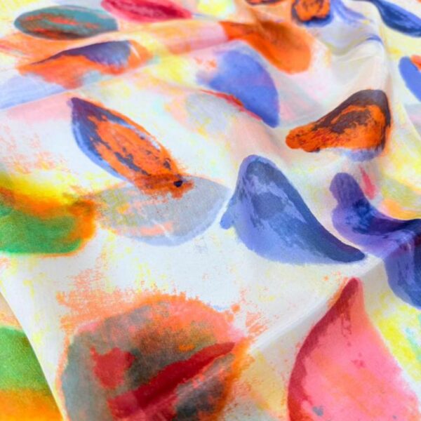 Alegre Bufanda en 100% Seda con Gran Calidad y Precioso Diseño para Mujer - Imagen 3