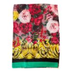 Bonita Bufanda en 100% Seda con Diseño Original y Gran Calidad para Mujer - Imagen 2