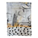 Bufanda de Seda 100% con Diseño de Puntos y Estilo Original para Mujer - Imagen 2