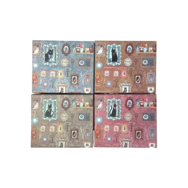 Monedero Sintético Sweet Candy con Diseño Gato, Asa Larga y Trasero Transparente para Mujer - Imagen 4