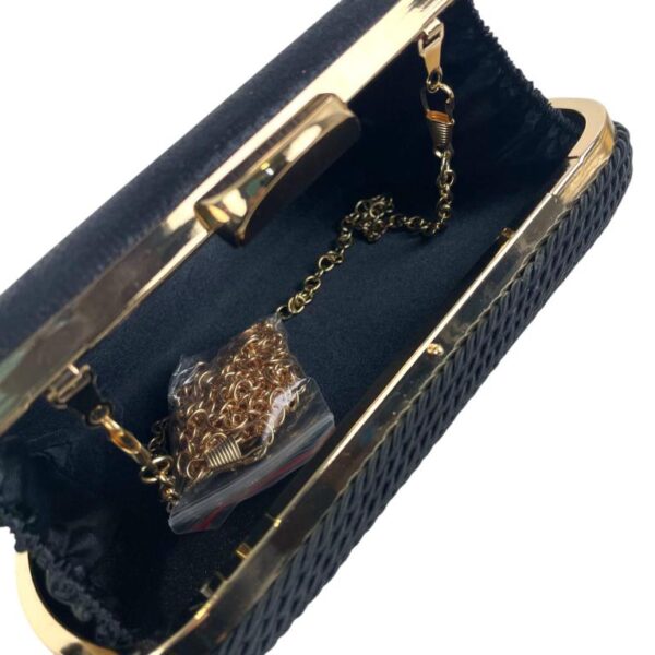 Bolso de Fiesta Sintético para Mujer con Cierre Magnético y 2 Asas Extraíbles Estilo Cadena - Imagen 7