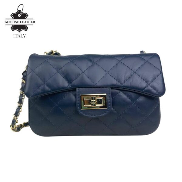 Bolso acolchado con solapa Piel auténtico para regalos Mujer - Imagen 5