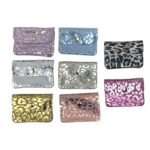 Monedero de Piel Italiana con 3 compartimentos y Diseño Leopardo Brillante para Mujer - Imagen 3