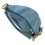 Bolso de Hombro en Piel con Bolsillo Trasero, Enganche Dorado y Asa Larga Mujer - Imagen 29